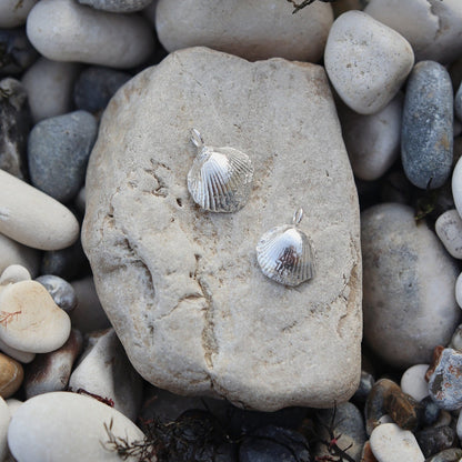 Silver Clam Shell Necklaces
