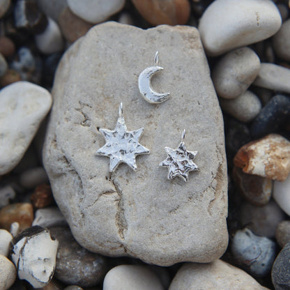 Small Moon Charm Necklace
